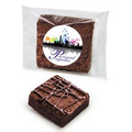 Custom Labeled Double Chocolate Brownie